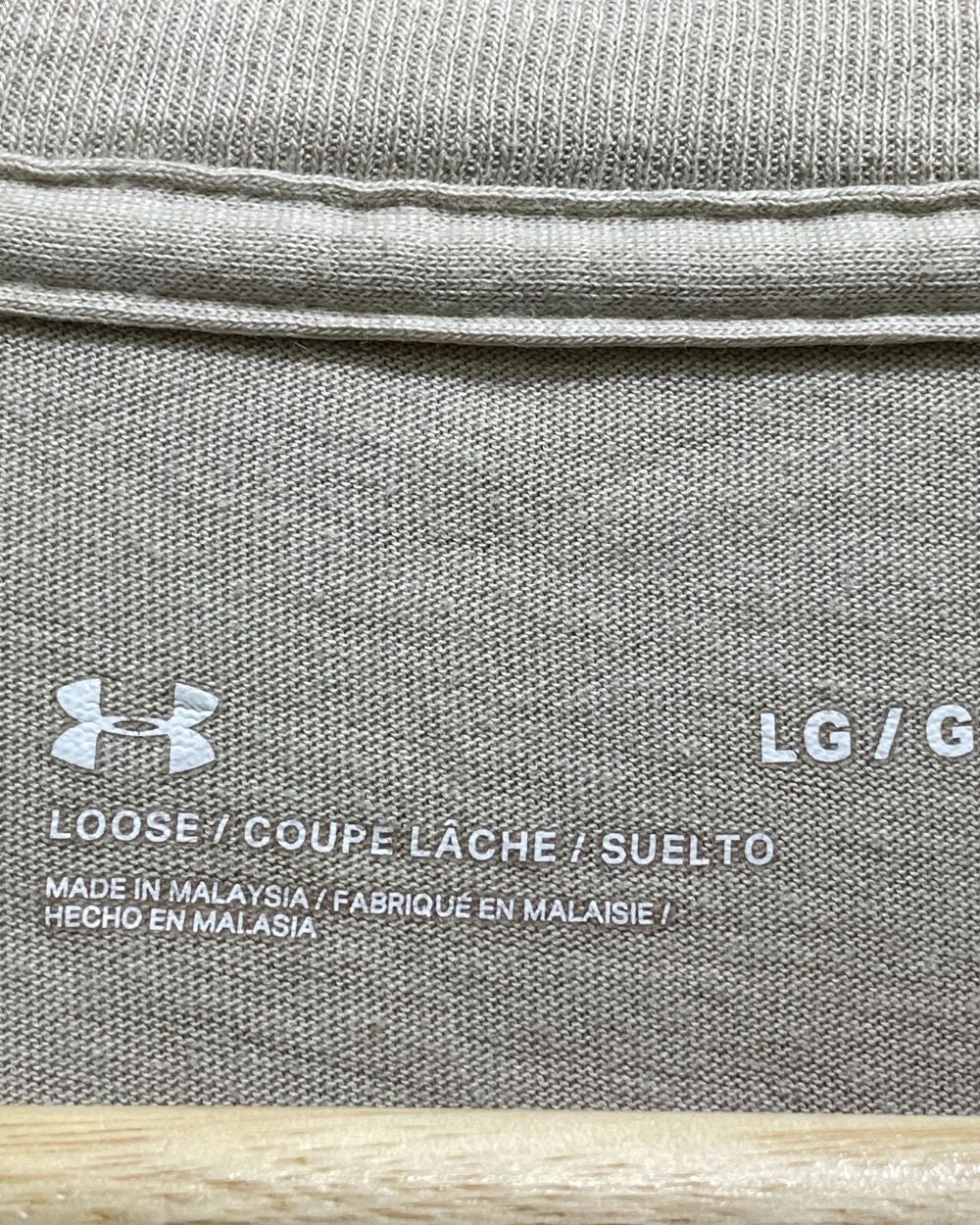 Under Armour Cream T Shirt For Men Large | Preloved Labels