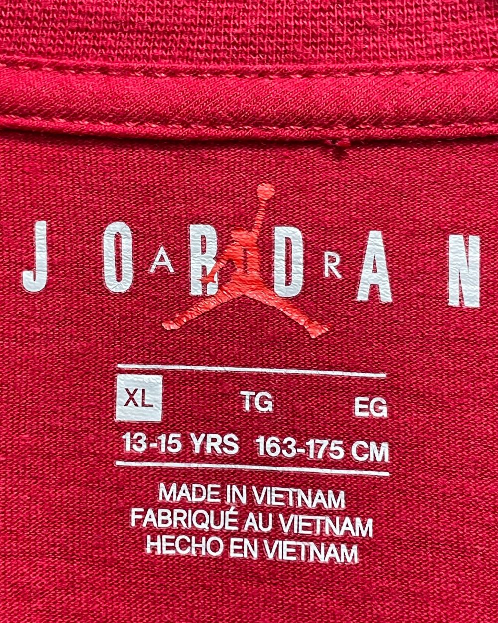 Jordan Red T Shirt For Men X Large | Preloved Labels