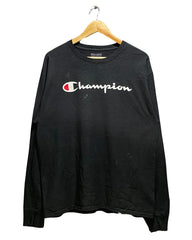 Champion Black T Shirt For Men Large | Preloved Labels