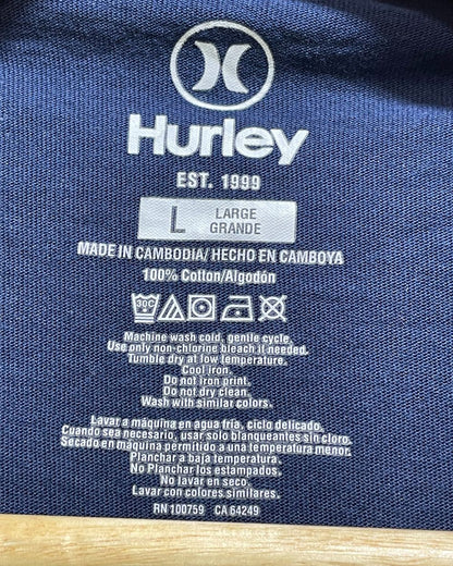 Hurley Blue T Shirt For Men Large | Preloved Labels