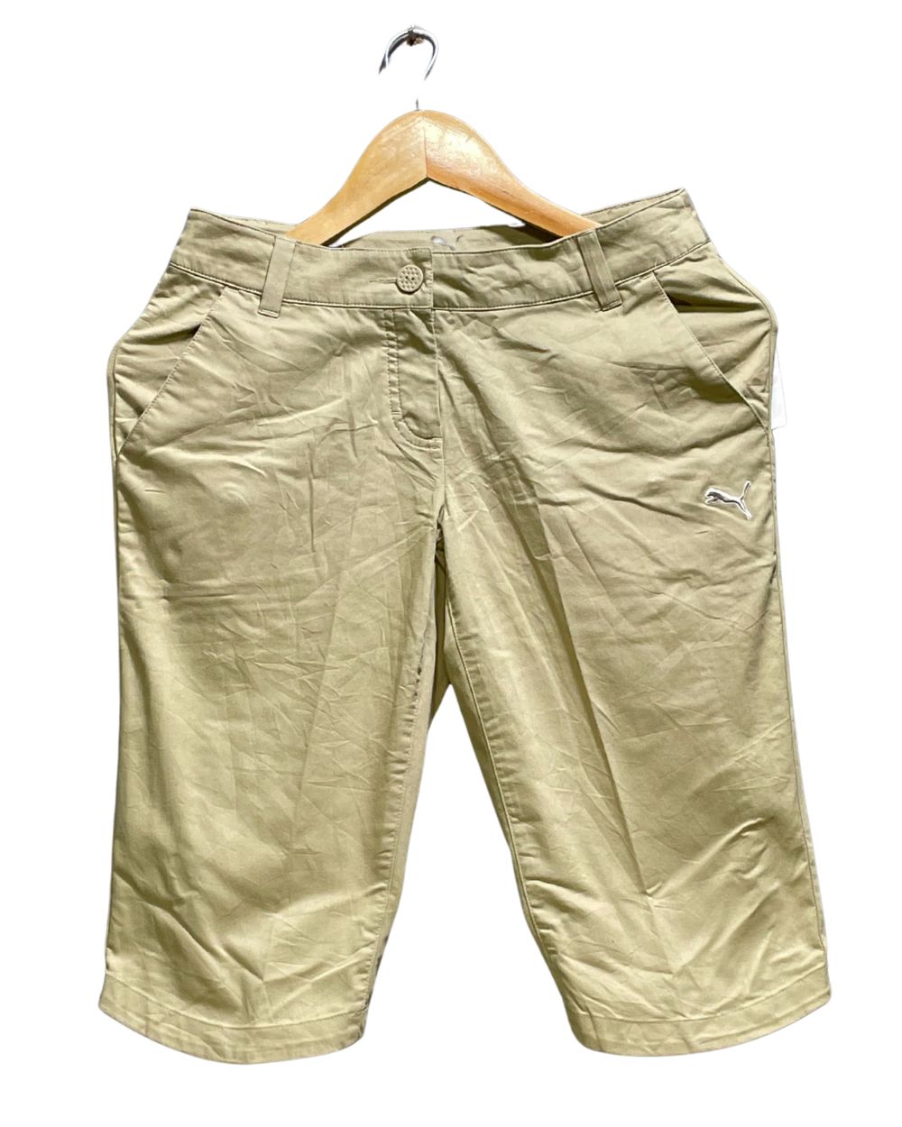 Puma Khaki Cotton Short For Men Small | Preloved Labels