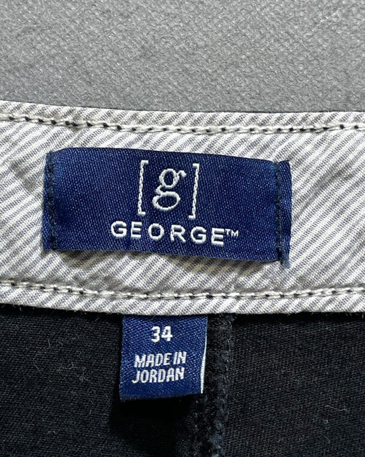George Black Cotton Short For Men M | Preloved Labels