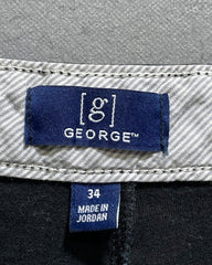 George Black Cotton Short For Men M | Preloved Labels