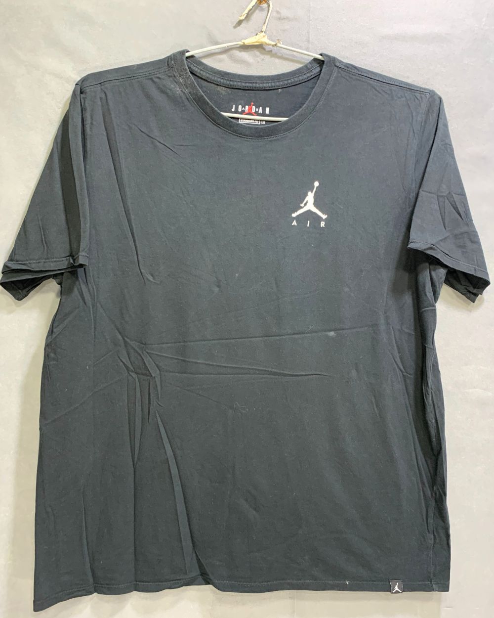 Jordan Maroon Cotton T Shirt For Men XL