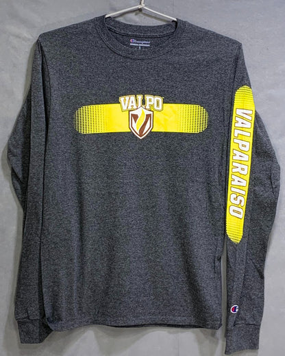 Champion Gray Cotton T Shirt For Men Small