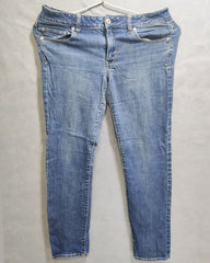 American Eagle Blue Denim Jeans For Women Large