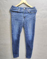 American Eagle Blue Denim Jeans For Women Small