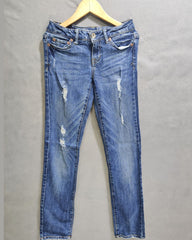Aeropostale Blue Denim Jeans For Women X Small