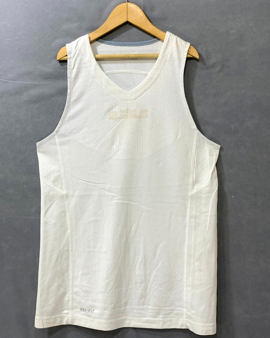 Nike White Sports For Women T Shirt Medium
