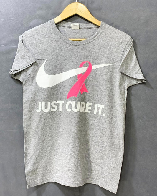Gildan Gray Sports For Women T Shirt Small
