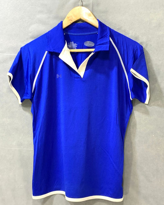 Under Armour Blue Sports For Women T Shirt Medium