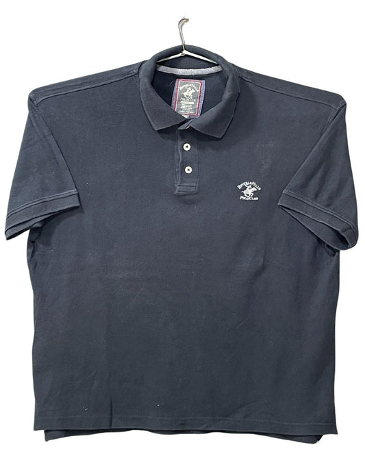 Polo Black For Cotton Men Polo Medium