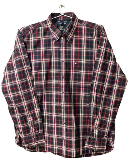 Tommy Hilfiger Green Cotton Shirt For Men XX Large