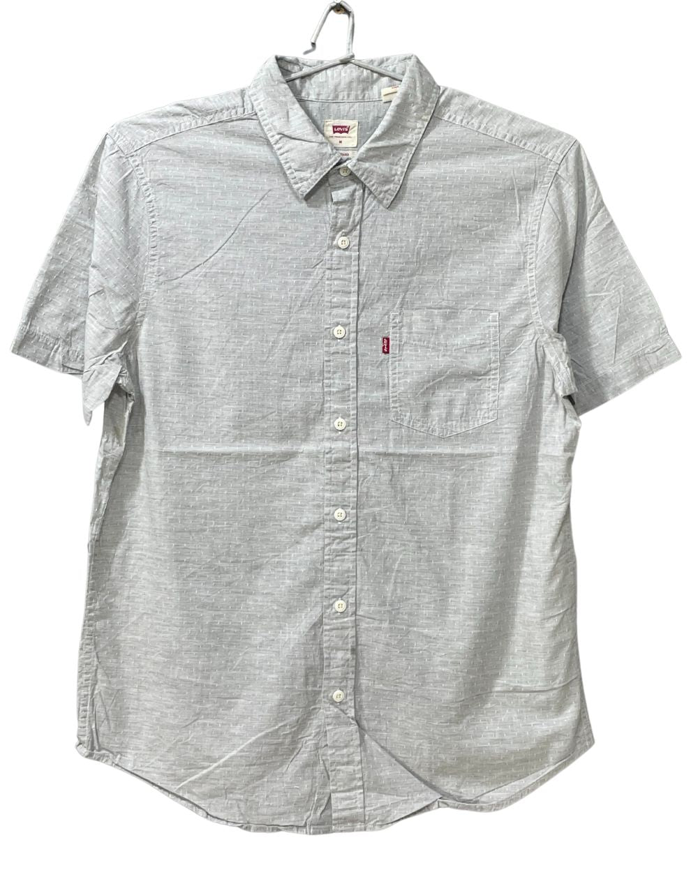 Levi's Gray Cotton Shirt For Men Medium