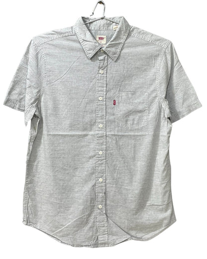 Levi's Gray Cotton Shirt For Men Medium