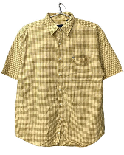 Nautica Yellow Cotton Shirt For Men Large