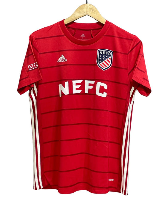 Adidas Red Cotton For Women T Shirt Large