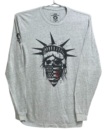 Zero Foxtrot Gray Cotton T Shirt For Men Medium Large