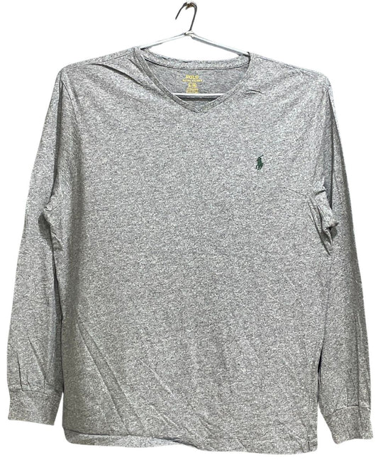 Polo Ralph Lauren Gray Cotton T Shirt For Men Large