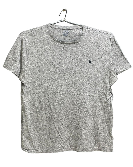 Polo Ralph Lauren Gray Cotton T Shirt For Men Large