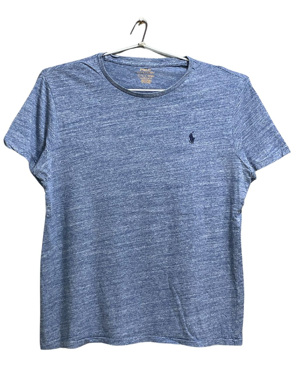 Polo Ralph Lauren Blue Cotton T Shirt For Men Large
