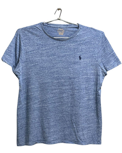 Polo Ralph Lauren Blue Cotton T Shirt For Men Large