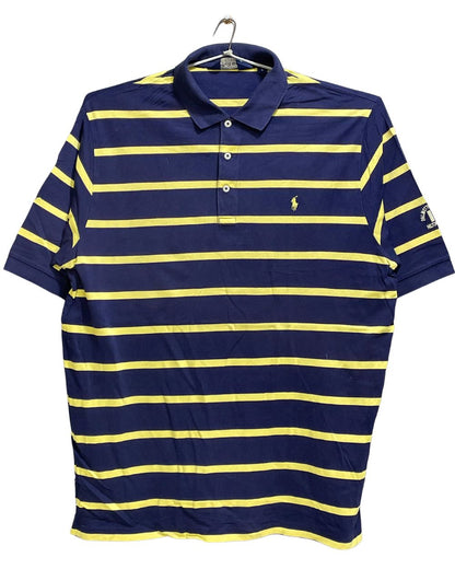 Polo Golf Ralph Lauren Gray Cotton Polo T Shirt For Men Large