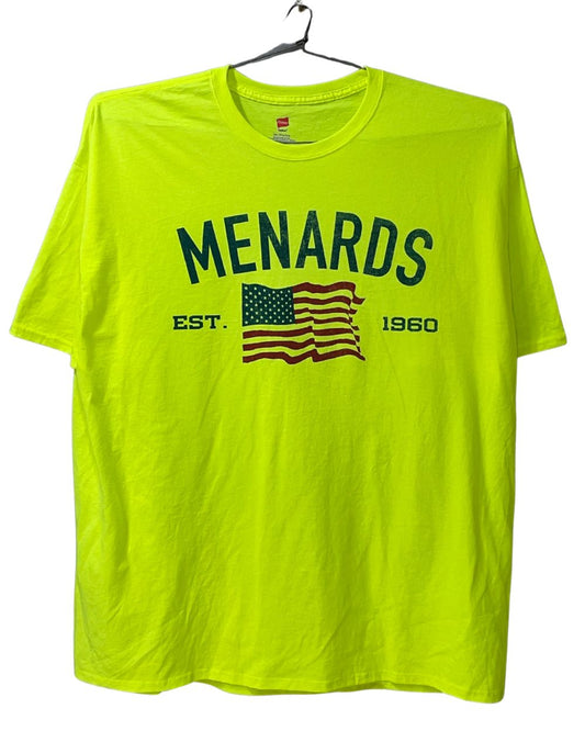 Hanes Green Cotton T Shirt For Men 3X Large
