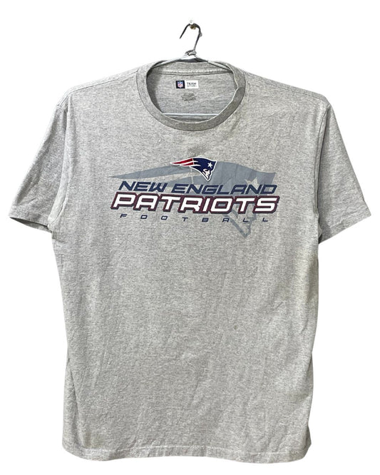 NFL Gray Cotton T Shirt For Men Large