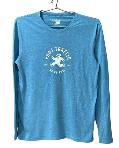 Mizuno Blue Cotton T Shirt For Men Large