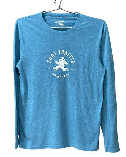 Mizuno Blue Cotton T Shirt For Men Large