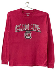 Champion Maroon Cotton T Shirt For Men Medium