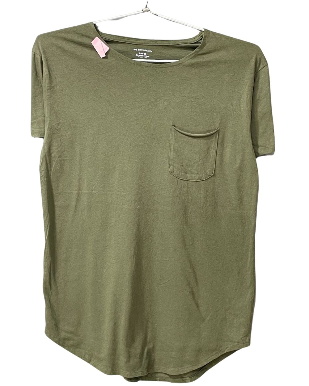 No Boundaries Green Cotton T Shirt For Men Medium
