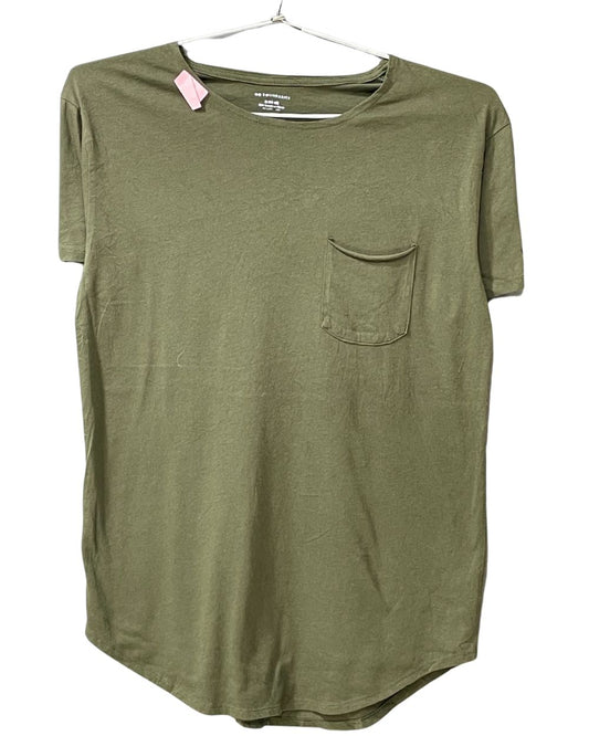 No Boundaries Green Cotton T Shirt For Men Medium