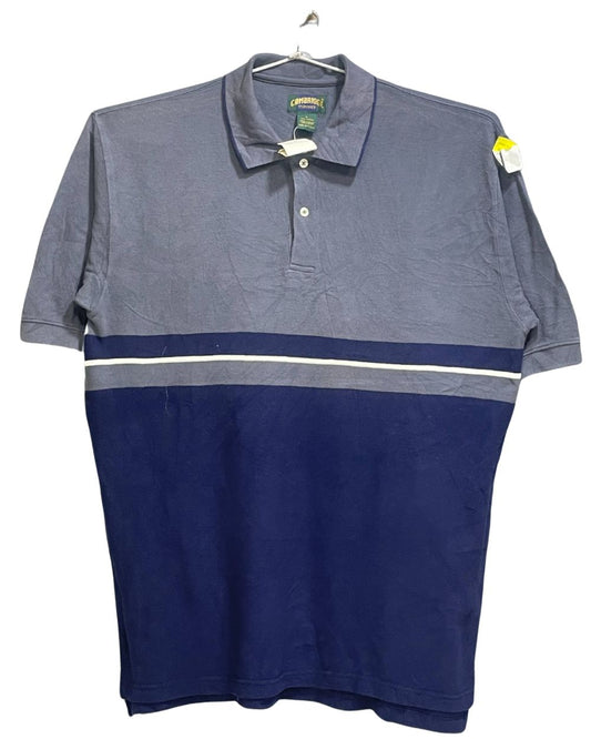 Cambridge Blue Cotton Polo T Shirt For Men XX Large