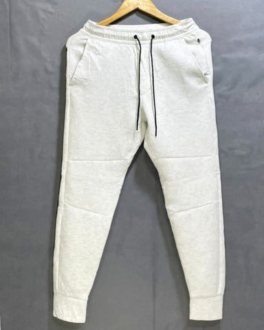 American Eagle White Polyester Winter Trouser For Men Small