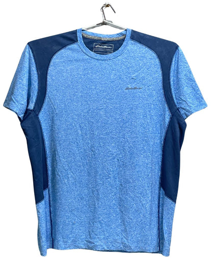 Eddie Bauer Blue Sports For Men T Shirt Large