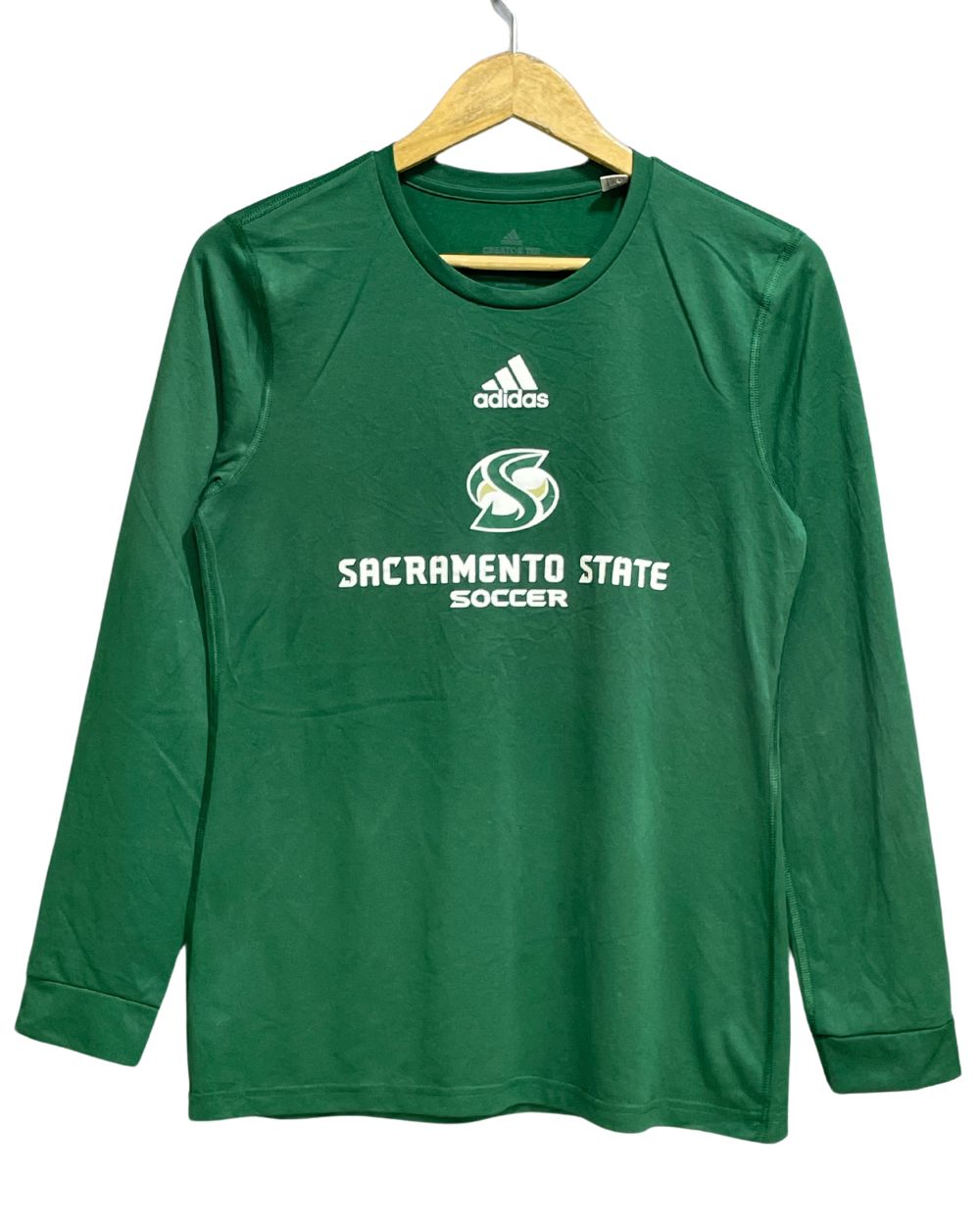 Adidas Green For Men Sports T Shirt Small