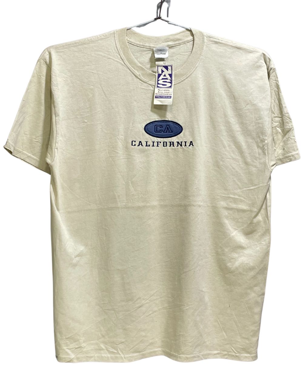 Gildan Ultra Cotton Cream Cotton T Shirt For Men X Large