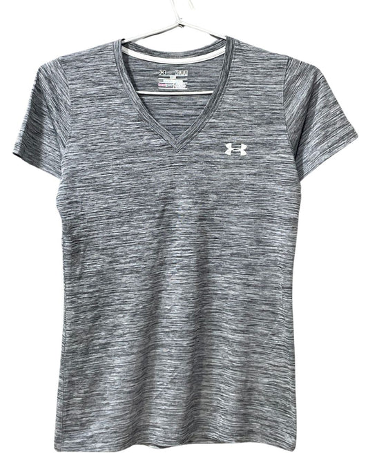 Under Armour Gray Sport For Women T Shirt Medium