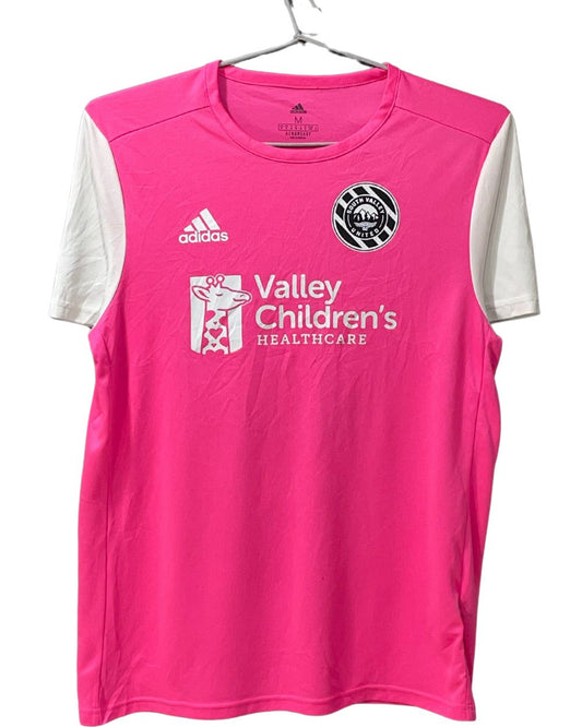 Adidas Pink Sport For Women T Shirt Medium
