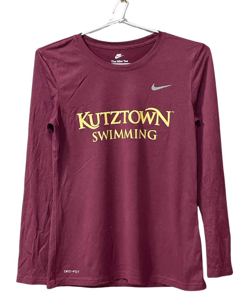 Nike The Tee Maroon Sport For Women T Shirt Medium
