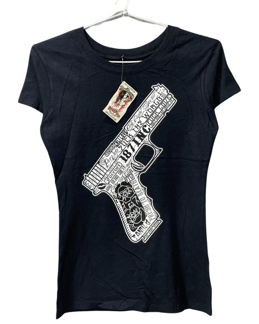 Home Wrecker Black Sport For Women T Shirt XLarge