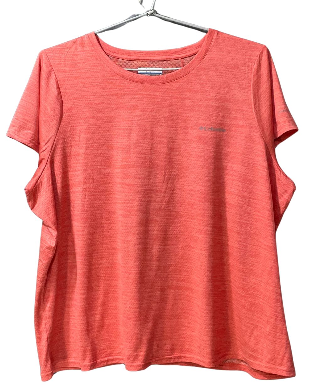 Columbia Orange Sport For Women T Shirt XX Large