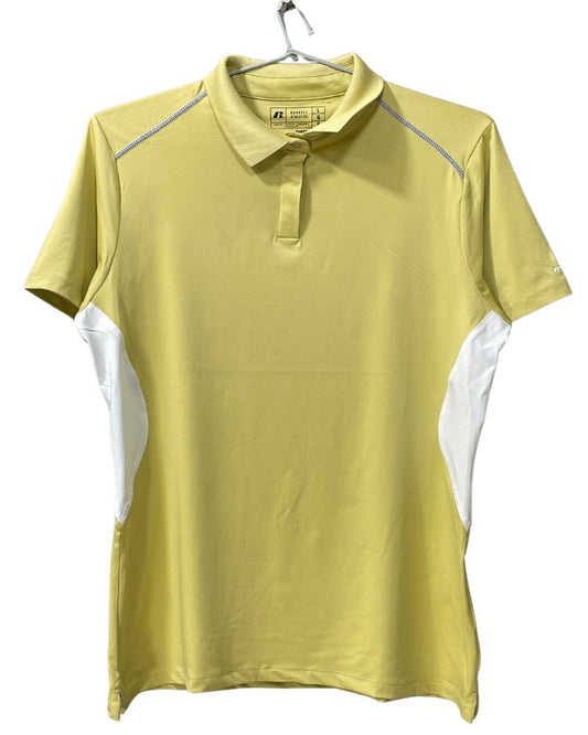 Russell Cream Sport For Women Polo T Shirt Large