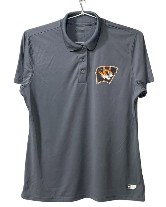 Russell Gray Sport For Women Polo T Shirt Large