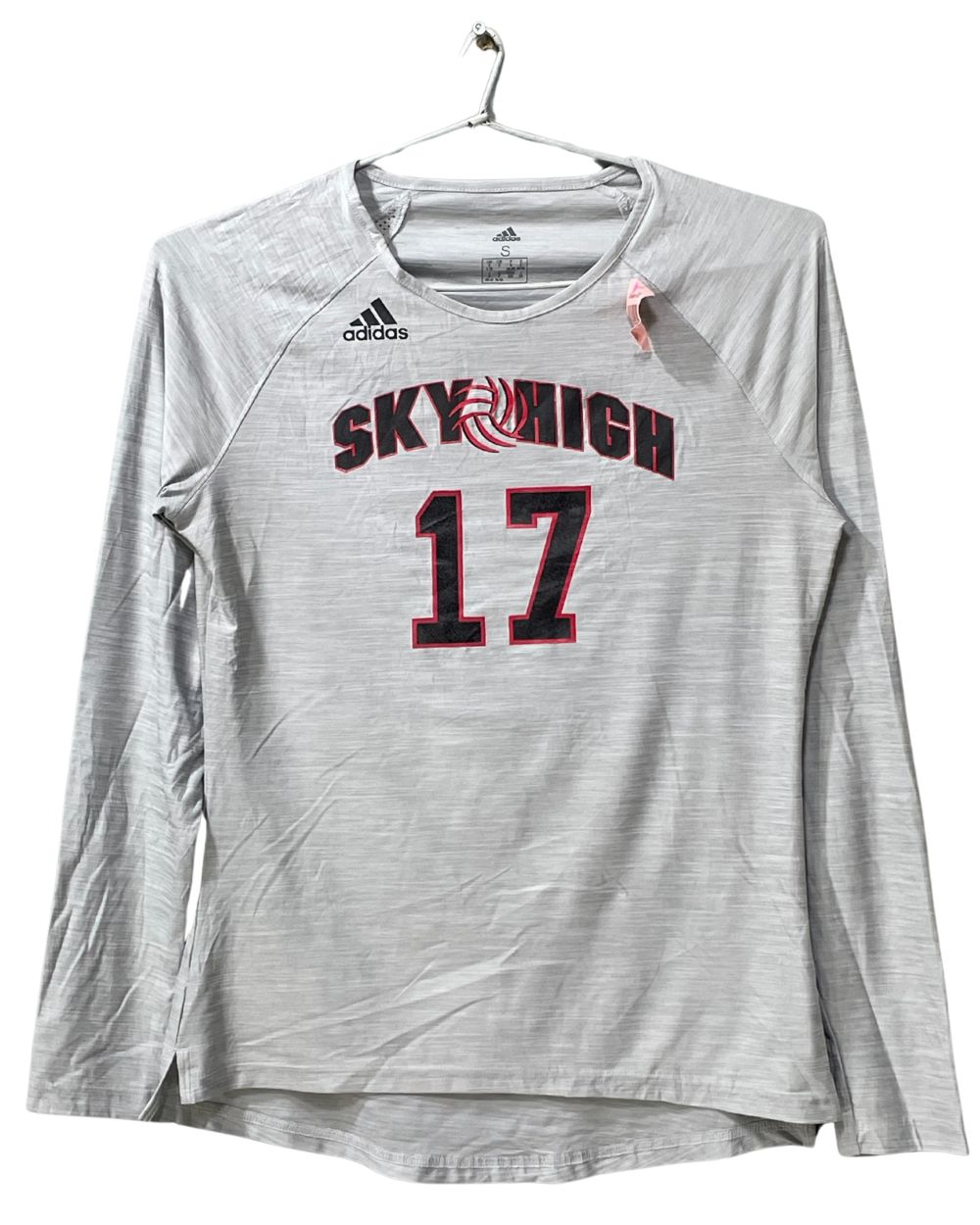 Adidas Gray Sport For Women T Shirt Small