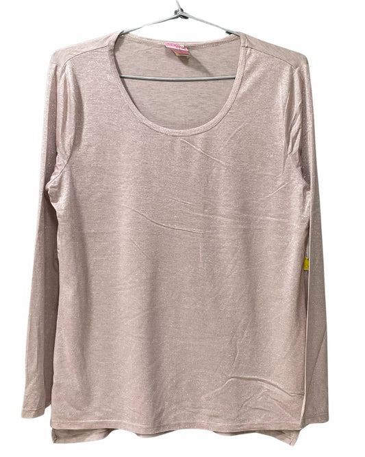 Faded Glory Lite Pink Sport For Women T Shirt Large