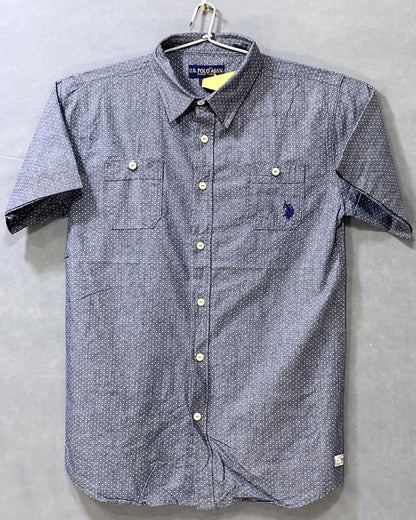 U.S Polo Assn  Red Cotton Shirt For