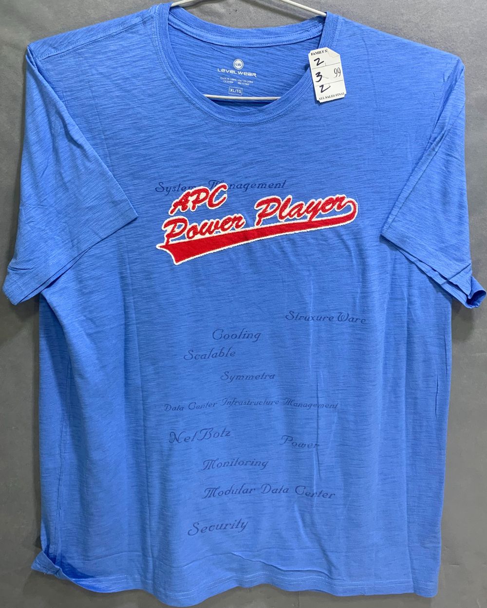 Levelwear Blue Cotton T Shirt For Men X Large